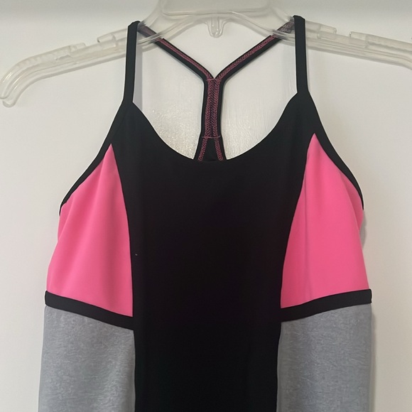 Black and Pink Athletic Tank Top Size Small - Picture 1 of 5